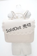 m petit by misako / スカラップ被せの3WAYバッグ  ベージュ S-25-04-07-013-LO-BG-AS-ZT-K018