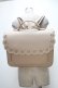 画像1: m petit by misako / スカラップ被せの3WAYバッグ  ベージュ S-25-04-07-013-LO-BG-AS-ZT-K018 (1)