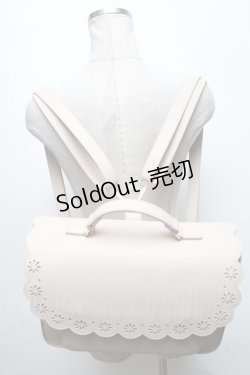画像2: m petit by misako / スカラップ被せの3WAYバッグ  ベージュ S-25-04-07-013-LO-BG-AS-ZT-K018