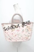 PINK HOUSE / 野ばらとチェリープリントバッグ  ピンク S-25-04-07-015-LO-BG-AS-ZS