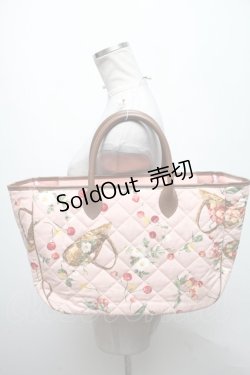 画像2: PINK HOUSE / 野ばらとチェリープリントバッグ  ピンク S-25-04-07-015-LO-BG-AS-ZS