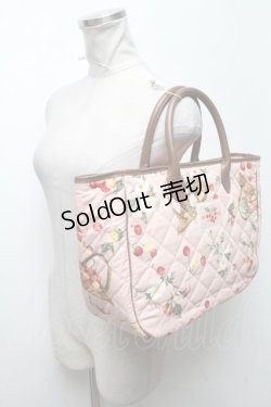 画像3: PINK HOUSE / 野ばらとチェリープリントバッグ  ピンク S-25-04-07-015-LO-BG-AS-ZS