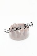 Q-pot. / チョコレートメルトリング L ブラウン S-25-04-09-001-QP-AC-HR-ZS