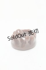Q-pot. / チョコレートメルトリング L ブラウン S-25-04-09-001-QP-AC-HR-ZS