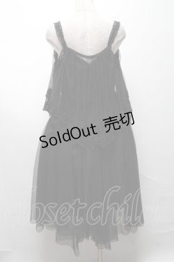 画像2: axes femme / レース重ねワンピース  黒 S-25-04-09-054-AX-OP-HR-ZS