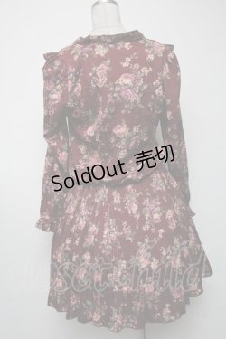 画像2: LOLITA / 花柄ワンピース  ワイン S-25-04-09-061-LO-OP-HR-ZS