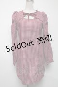 LOLITA / ラメ折ワンピース  赤 S-25-04-09-062-LO-OP-AS-ZS