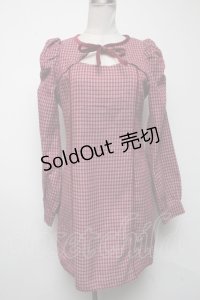 LOLITA / ラメ折ワンピース  赤 S-25-04-09-062-LO-OP-AS-ZS