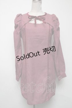画像1: LOLITA / ラメ折ワンピース  赤 S-25-04-09-062-LO-OP-AS-ZS