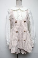 LIZ LISA / ツイードセットアップ  ピンク S-25-04-09-063-LO-OP-AS-ZS