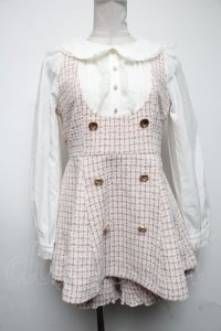 LIZ LISA / ツイードセットアップ  ピンク S-25-04-09-063-LO-OP-AS-ZS