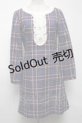 MILK / チェックワンピース  紺 S-25-04-09-065-ML-OP-AS-ZS