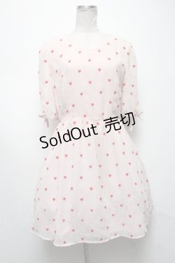 画像1: MILK / レッドリリードレス  ベージュｘ赤 S-25-04-09-066-ML-OP-AS-ZS