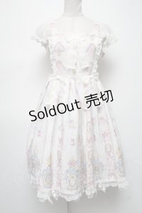 Angelic Pretty / Dreamy Perfumeジャンパースカート  白 S-25-04-09-069-AP-OP-HR-ZS
