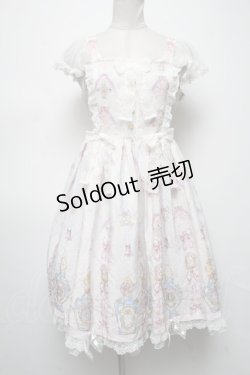 画像1: Angelic Pretty / Dreamy Perfumeジャンパースカート  白 S-25-04-09-069-AP-OP-HR-ZS