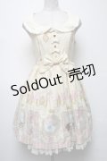 Angelic Pretty / Wonder Gallery Specialジャンパースカートセット  アイボリー S-25-04-09-070-AP-OP-HR-ZS