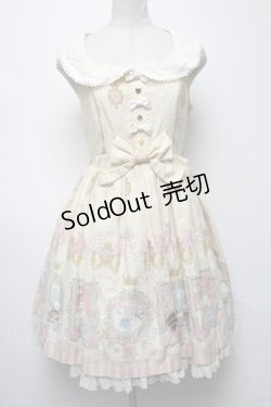 画像1: Angelic Pretty / Wonder Gallery Specialジャンパースカートセット  アイボリー S-25-04-09-070-AP-OP-HR-ZS