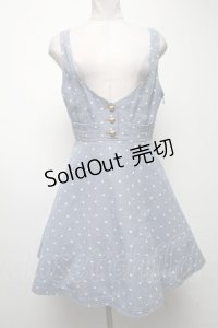 MILK / ドットデニムジャンパースカート  ブルー S-25-04-09-071-ML-OP-AS-ZS