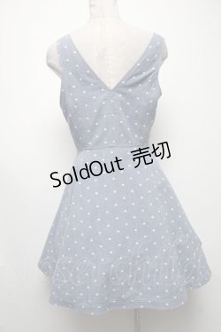 画像2: MILK / ドットデニムジャンパースカート  ブルー S-25-04-09-071-ML-OP-AS-ZS