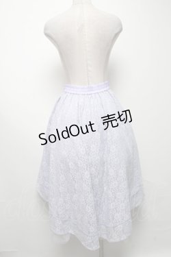 画像2: axes femme / 総レースフィッシュテールスカート  ラベンダー S-25-04-09-077-AX-SK-HR-ZS