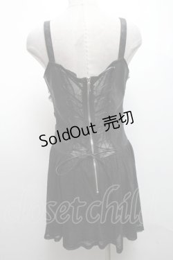 画像3: DARK IN LOVE / 蜘蛛の巣レース切替ワンピース  黒 S-25-04-09-021-PU-OP-AS-ZS