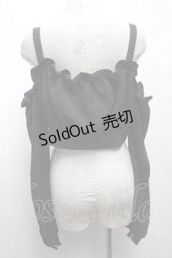 画像2: Ank Rouge / オフショルトップス  黒 S-25-04-09-022-CA-BL-AS-ZS