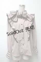 Rojita / ロゴボウタイブラウス  ピンク S-25-04-09-044-LO-BL-AS-ZS