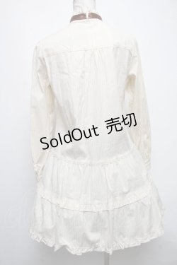 画像3: axes femme / ストライプ柄ワンピース  オフ S-25-04-12-056-AX-OP-AS-ZS