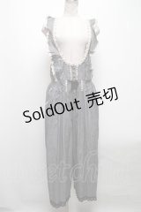 axes femme / ワイドパンツサロペット  グレー S-25-04-12-072-AX-BL-HR-ZS