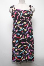 画像1: 【SALE】MILK / キャンディptワンピース  黒 S-25-04-12-074-ML-OP-HR-ZT412 (1)