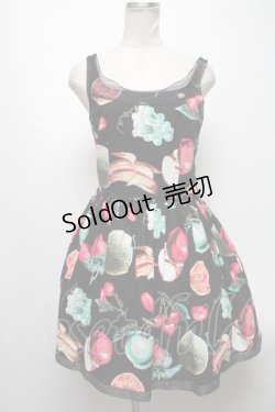 画像1: MILK / ジューシードレス  黒 S-25-04-12-075-ML-OP-HR-ZS