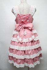 画像2: BABY,THE STARS SHINE BRIGHT / Romantic Dream Roseジャンパースカート  ピンク S-25-04-12-077-BA-OP-AS-ZS (2)