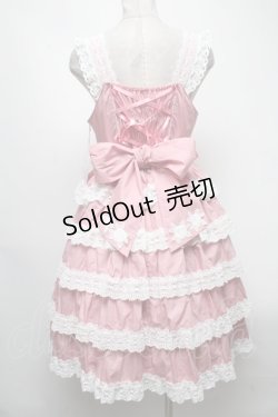 画像2: BABY,THE STARS SHINE BRIGHT / Romantic Dream Roseジャンパースカート  ピンク S-25-04-12-077-BA-OP-AS-ZS
