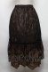 画像1: axes femme NOSTALGIE / 花柄ｘ刺繍ギャザースカート  ブラウン S-25-04-12-085-AX-SK-HR-ZS (1)