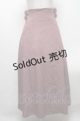 axes femme / ハイウエストロングスカート  ピンク S-25-04-12-094-AX-SK-HR-ZS