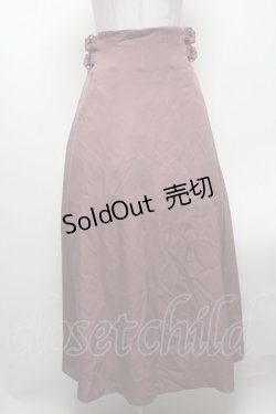 画像1: axes femme / ハイウエストロングスカート  ピンク S-25-04-12-094-AX-SK-HR-ZS