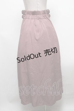 画像2: axes femme / ハイウエストロングスカート  ピンク S-25-04-12-094-AX-SK-HR-ZS