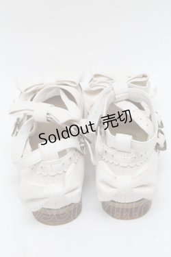 画像3: metamorphose / トリプルリボンクロスストラップシューズ  オフ S-25-04-12-009-ME-SH-AS-ZS