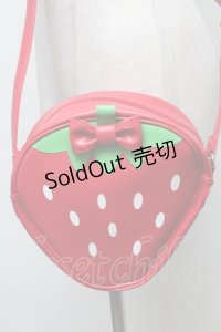 Angelic Pretty / ベリィベリィショルダーバッグ  赤 S-25-04-12-011-AP-BG-AS-ZS