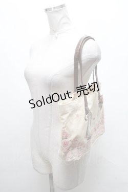 画像3: axes femme / バラｘ時計プリントバッグ  オフ S-25-04-12-016-AX-BG-HR-ZS