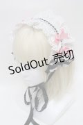 BABY,THE STARS SHINE BRIGHT / Creamy sweet macaronヘッドドレス  白ｘ黒 S-25-04-12-003-BA-AC-AS-ZS
