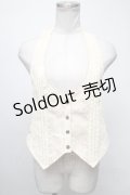 axes femme / レースホルターベスト  キナリ S-25-04-12-019-AX-TO-HR-ZS