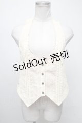 axes femme / レースホルターベスト  キナリ S-25-04-12-019-AX-TO-HR-ZS