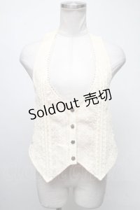 axes femme / レースホルターベスト  キナリ S-25-04-12-019-AX-TO-HR-ZS