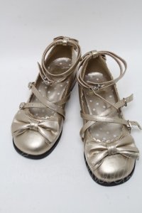 Angelic Pretty / Tea Partyシューズ LL ゴールド S-25-04-12-005-AP-SH-AS-ZS