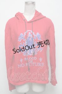 no future / パーカー  赤 S-25-04-14-039-PU-TO-AS-ZS