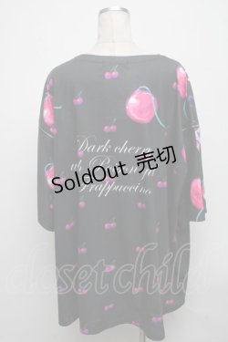 画像2: HYPER CORE / Dark cherry with Poison girl FrappuccinoグラフィックジップTシャツ  黒 S-25-04-14-043-PU-TS-HR-ZS