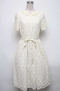 Fi.n.t / 総レースワンピース  オフ S-25-04-14-050-CA-OP-AS-ZT320