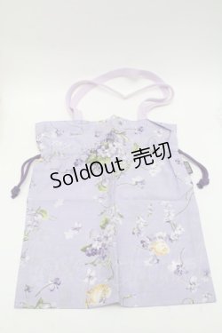 画像1: PINK HOUSE / little violet巾着バッグ  ラベンダー S-25-04-14-007-LO-AC-AS-ZT208