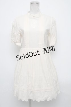 画像1: an another angelus / コットンギャザーワンピース  オフ S-25-04-14-054-CA-OP-AS-ZS